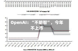 OpenAI：“不明智”，今年不上市