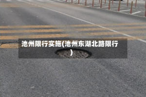 池州限行实施(池州东湖北路限行)