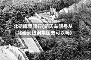 北碚哪里限行(明天车限号从北碚到银钢集团去可以吗)