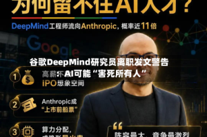 谷歌DeepMind研究员离职发文警告：AI可能“害死所有人”