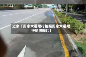 近来【周家大道限行拍照周家大道限行拍照图片】