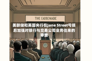 美联储和英国央行在Jane Street亏损后加强对银行与交易公司业务往来的审查