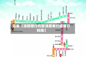 近来【汤阴限行罚款汤阴单行道限行时间】