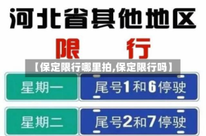 【保定限行哪里拍,保定限行吗】