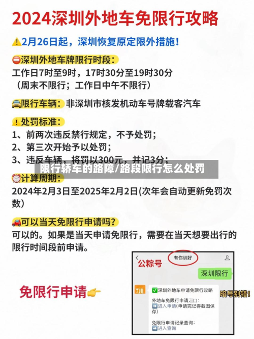 限行轿车的路障/路段限行怎么处罚-第3张图片