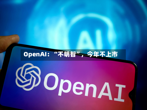 OpenAI：“不明智”，今年不上市-第2张图片