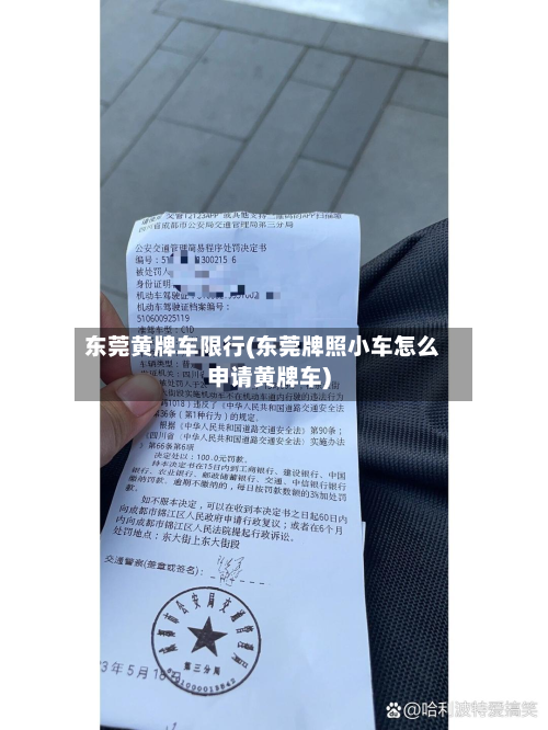 东莞黄牌车限行(东莞牌照小车怎么申请黄牌车)-第1张图片