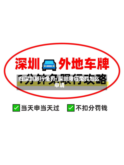 在深圳限行免罚/深圳限行免罚怎么申请-第1张图片