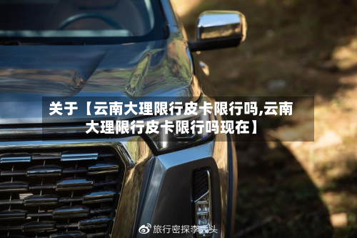 关于【云南大理限行皮卡限行吗,云南大理限行皮卡限行吗现在】-第2张图片