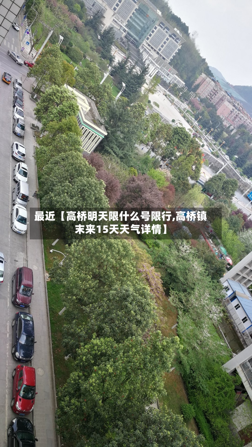 最近【高桥明天限什么号限行,高桥镇末来15天天气详情】-第1张图片