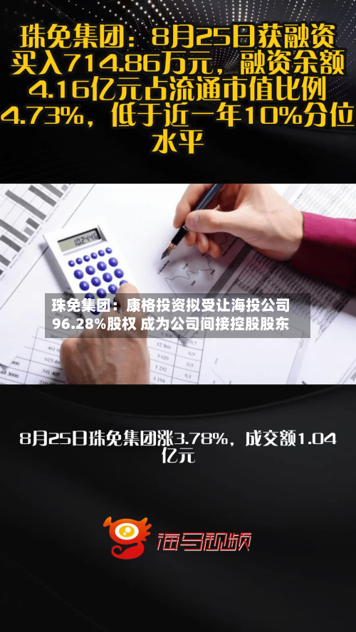珠免集团:康格投资拟受让海投公司96.28%股权 成为公司间接控股股东-第3张图片