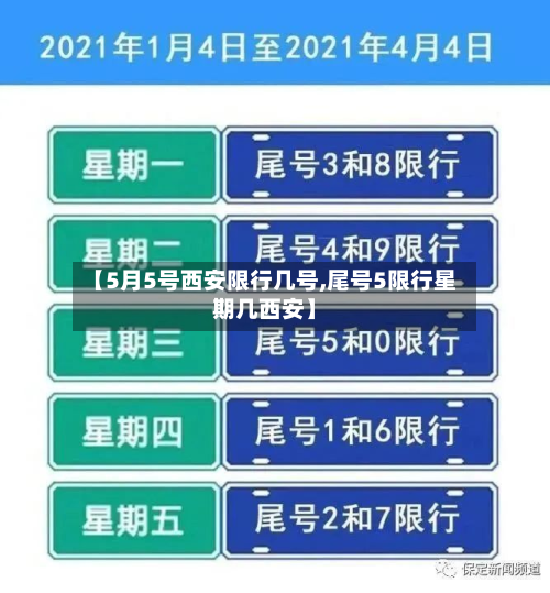 【5月5号西安限行几号,尾号5限行星期几西安】-第3张图片