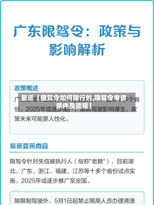最近【限驾令如何限行的,限驾令申请条件及流程】-第3张图片