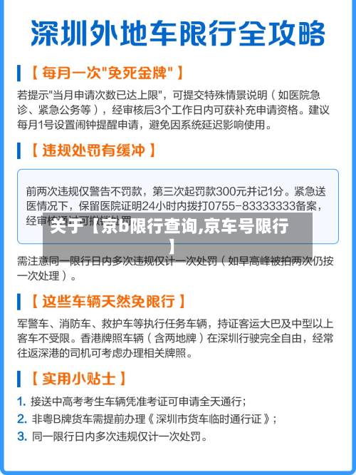 关于【京b限行查询,京车号限行】-第2张图片