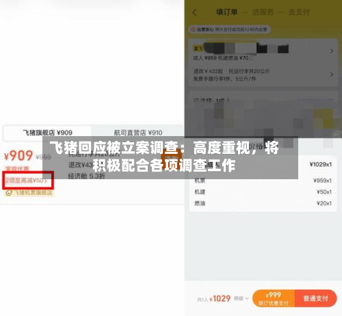飞猪回应被立案调查：高度重视，将积极配合各项调查工作-第1张图片