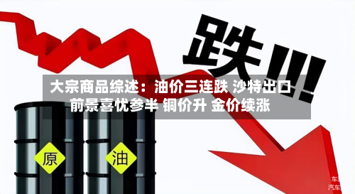 大宗商品综述：油价三连跌 沙特出口前景喜忧参半 铜价升 金价续涨-第2张图片
