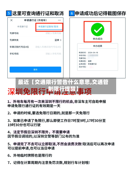 最近【交通限行警告什么意思,交通管制限行提醒】-第2张图片