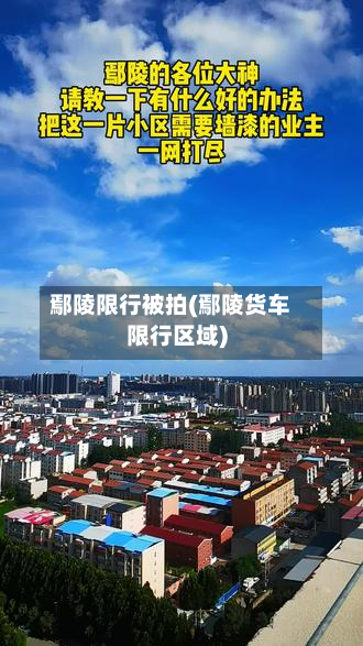 鄢陵限行被拍(鄢陵货车限行区域)-第2张图片