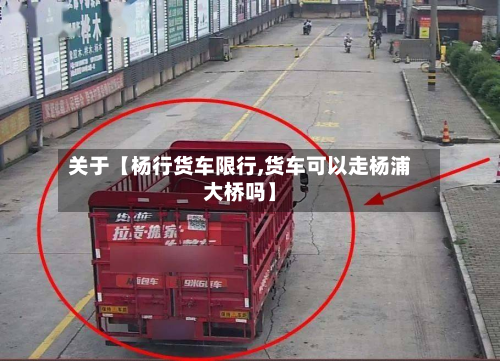关于【杨行货车限行,货车可以走杨浦大桥吗】-第2张图片