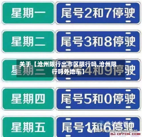 关于【沧州限行出市区限行吗,沧州限行吗外地车】-第2张图片