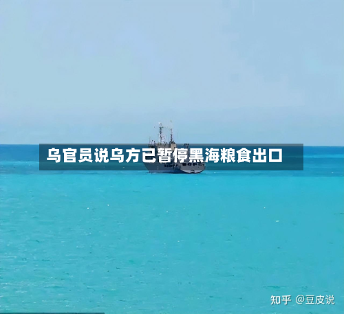 乌官员说乌方已暂停黑海粮食出口-第2张图片