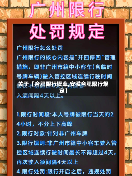 关于【合肥限行概率,安徽合肥限行规定】-第2张图片